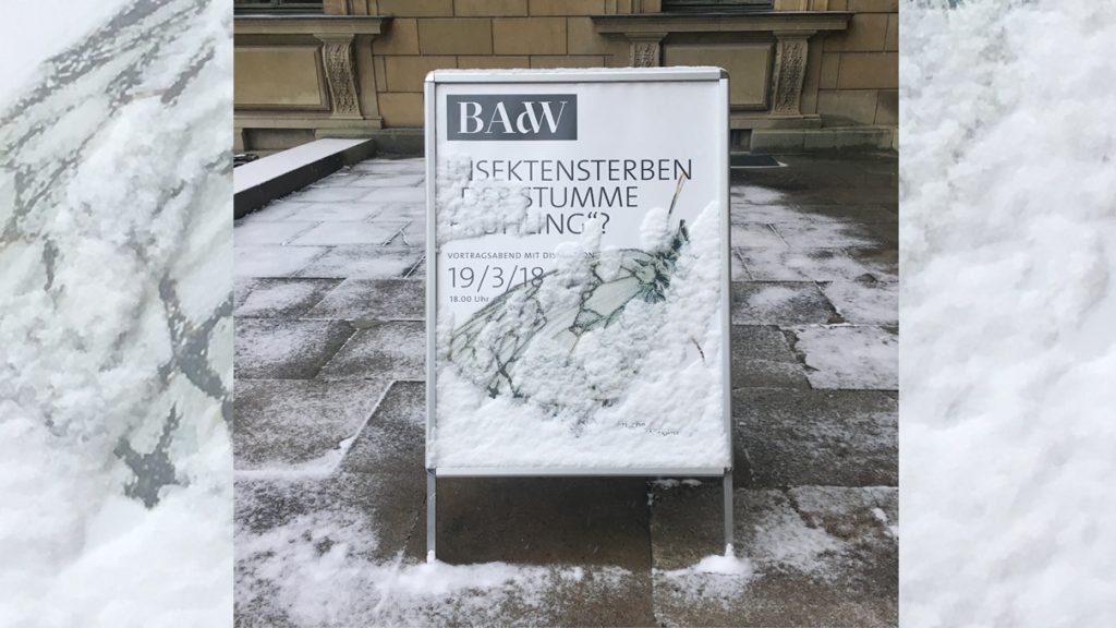 Bayerische Akademie der Wissenschaften. Veranstaltung vom 19. März 2918. Insektensterben: Der stumme Frühling?